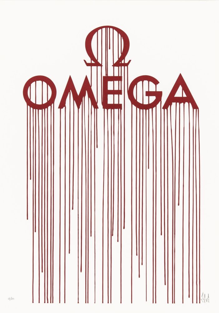 シルクスクリーン Zevs - Liquidated Omega