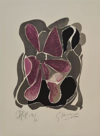 リトグラフ Braque - L'Iris 