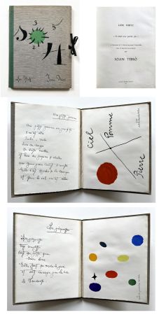 挿絵入り本 Miró - Lise Hirtz. IL ÉTAIT UNE PETITE PIE. Exemplaire de Georges Hugnet avec double dédicace, signé (1928)