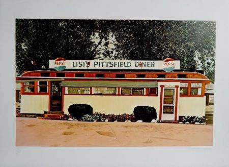 シルクスクリーン Baeder - Lisi's Pittsfield Diner
