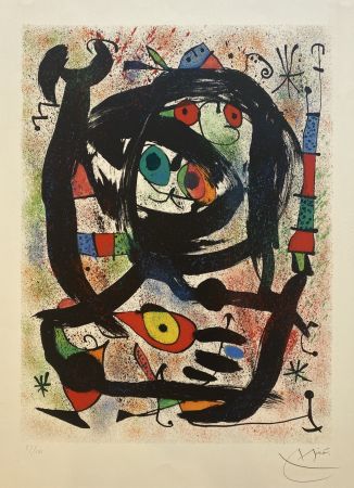リトグラフ Miró - Lithograph for the County Museum of Art, Los Angeles