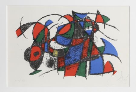 リトグラフ Miró - Lithograph III
