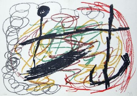 リトグラフ Miró - Lithograph IX from Miró, Obra Inedita Recent, 1964