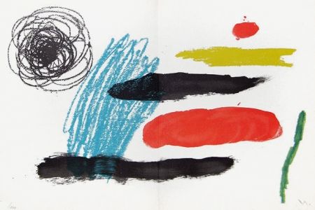 リトグラフ Miró - Lithograph VI from Miró, Obra Inedita Recent, 1964