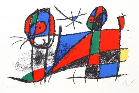 リトグラフ Miró - Lithograph VI (M. 1042)