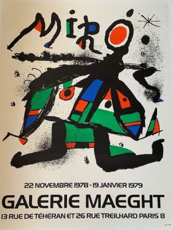 リトグラフ Miró - Lithographic poster