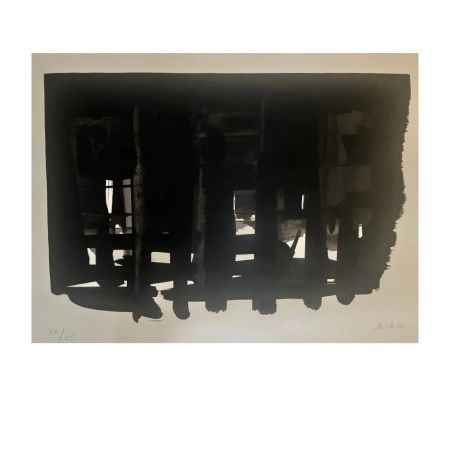 リトグラフ Soulages - Lithographie 16, 1964