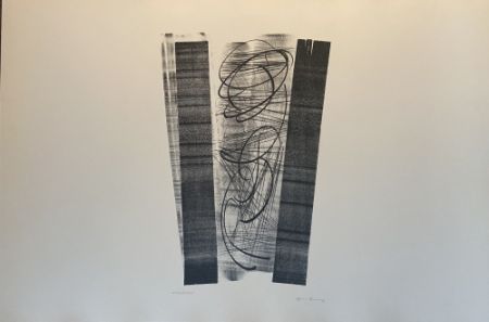 リトグラフ Hartung - Lithographie Farandoles V