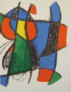 リトグラフ Miró - Lithographie  Miro Lithographe II