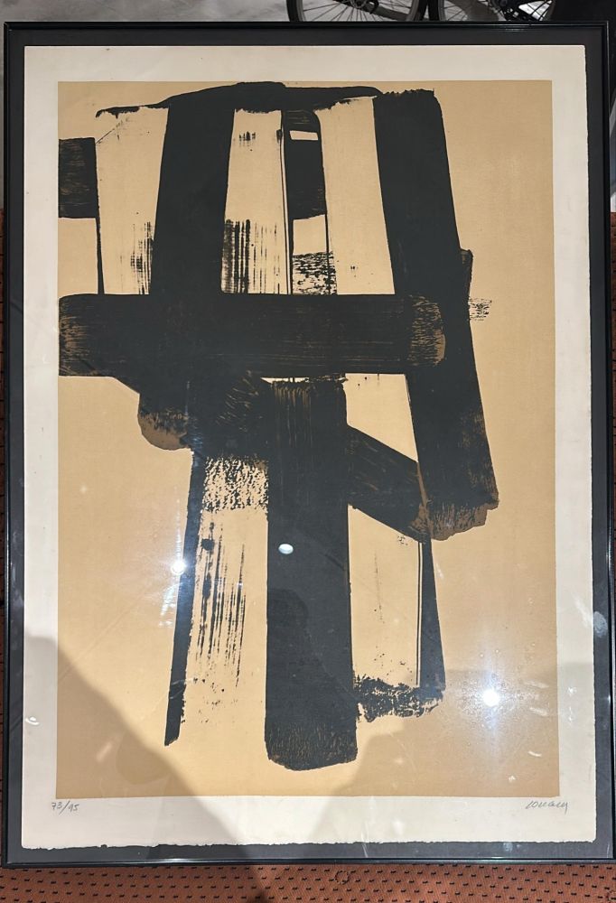 リトグラフ Soulages - Lithographie N°31