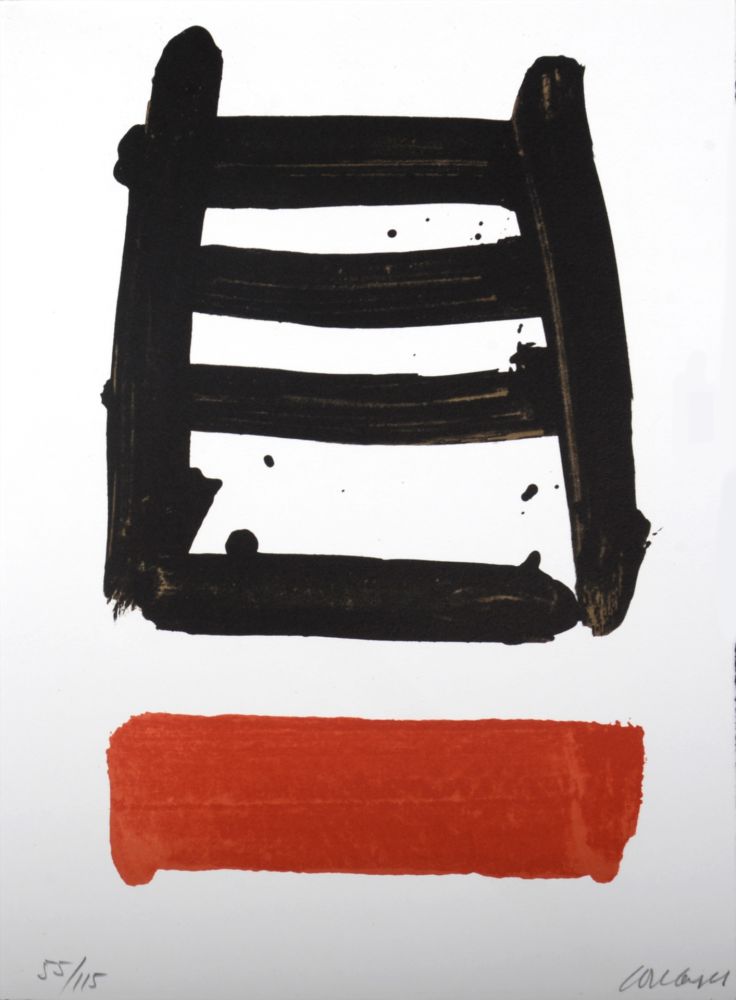 リトグラフ Soulages - Lithographie N°40, 1978 - Hand-signed