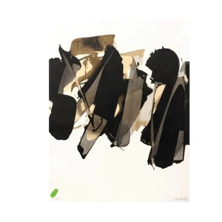 リトグラフ Soulages - Lithographie No 14, 1964