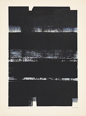 リトグラフ Soulages - Lithographie No. 32a