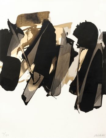 リトグラフ Soulages - Lithographie Nr. 14