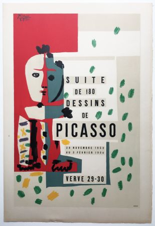 リトグラフ Picasso - LITHOGRAPHIE: SUITE DE 180 DESSINS. VALLAURIS VERVE 29-30. 1953-1954