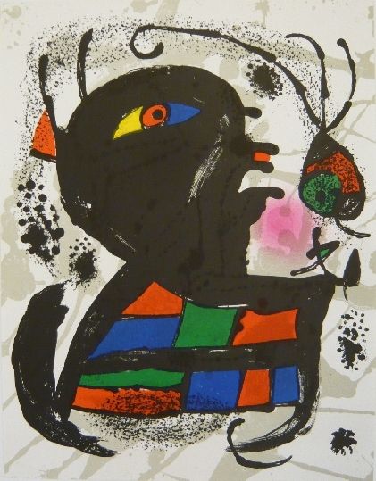 リトグラフ Miró - Lithographie V