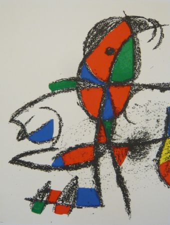 リトグラフ Miró - Lithographie  X Miro lithographe II