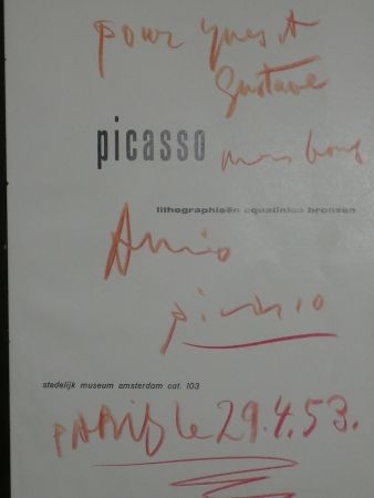 挿絵入り本 Picasso - Lithographieën, aquatintes bronzen