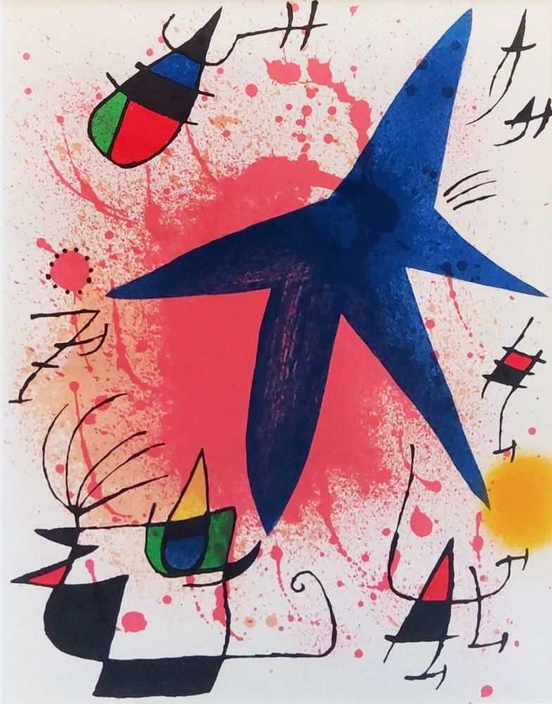 リトグラフ Miró - Litografía original I