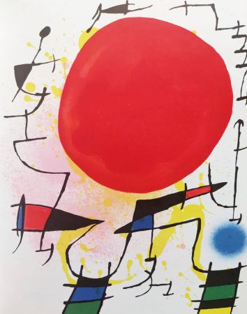 リトグラフ Miró - Litografía original III