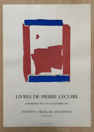 リトグラフ De Stael - Livres de Pierre Lecuire / Institut français d'Athènes