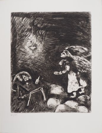 彫版 Chagall - L'ivrogne et sa femme