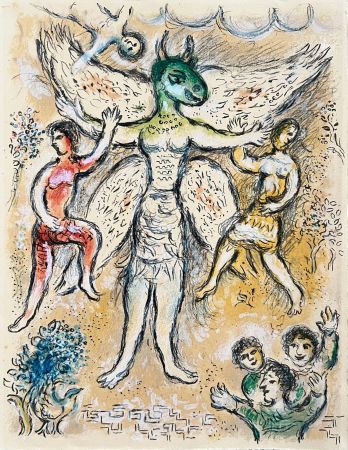 リトグラフ Chagall - L'Odyssée, Planche XLI