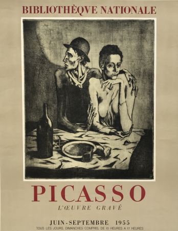 リトグラフ Picasso - L'Oeuvre Grave - Bibliotheque Nationale