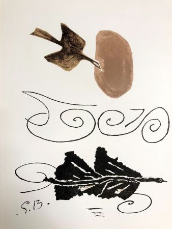 リトグラフ Braque - L'oiseau