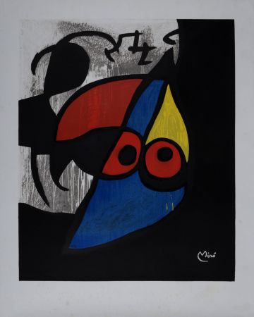 リトグラフ Miró - L'Oiseau, circa 1983