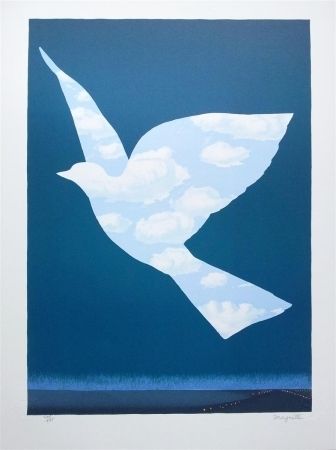 リトグラフ Magritte - L'Oiseau de ciel (Sky bird)
