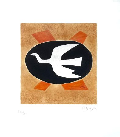 エッチング Braque - L'oiseau de feu (Oiseau XIII) 