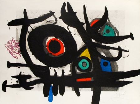 彫版 Miró - L'oiseau destructeur