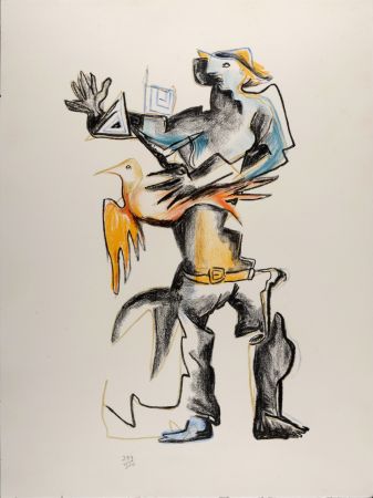リトグラフ Zadkine - L'Oiseleur, 1967