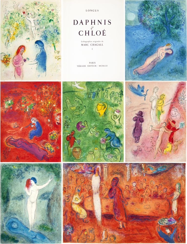 挿絵入り本 Chagall - Longus. DAPHNIS & CHLOÉ (Paris, Tériade, 1961)