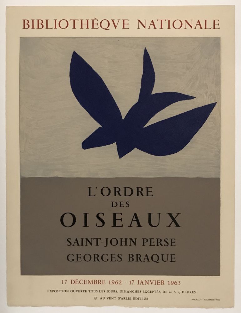 彫版 Braque - L'Ordre des Oiseaux