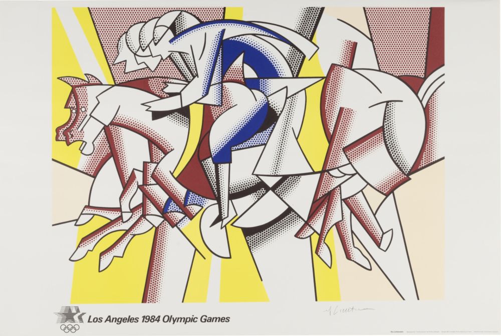 リトグラフ Lichtenstein - Los Angeles 1984 Olympic Games, 1982 - Hand-signed