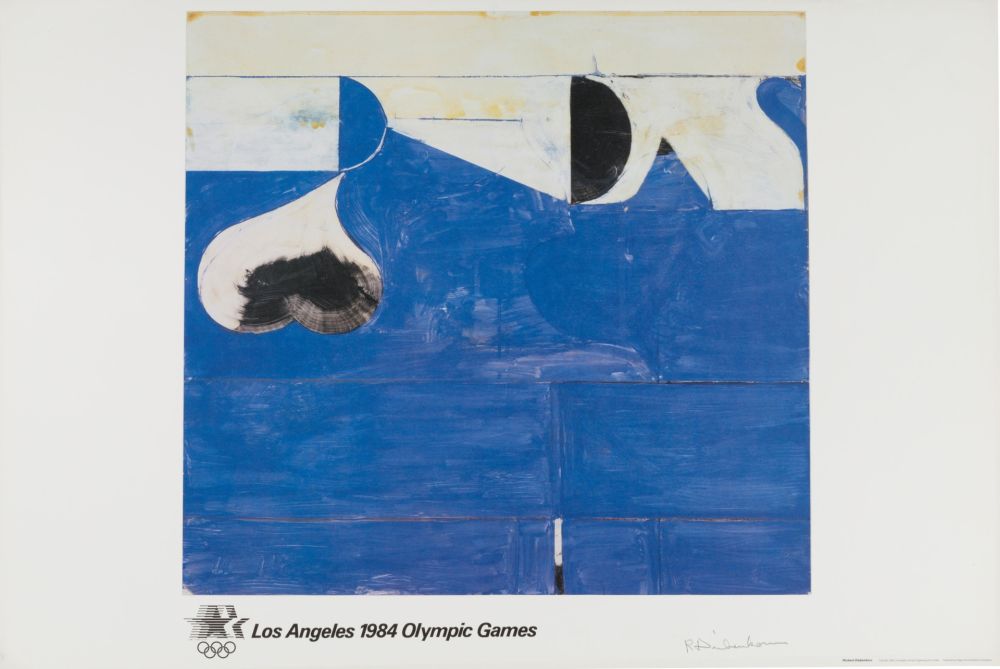 リトグラフ Diebenkorn - Los Angeles Olympic Games, 1984 - Hand-signed