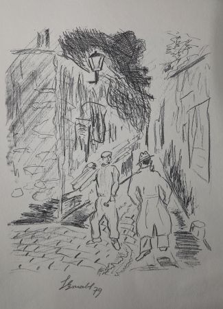 彫版 Bonabel - Louis-Ferdinand Céline - Gravure Originale - Voyage au Bout de la Nuit