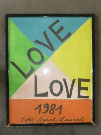 掲示 Saint Laurent - Love 1981