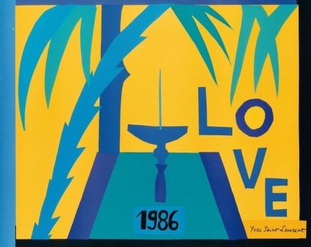 掲示 Saint Laurent - LOVE 1986