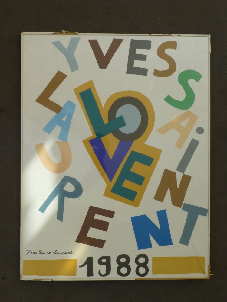 掲示 Saint Laurent - Love 1988