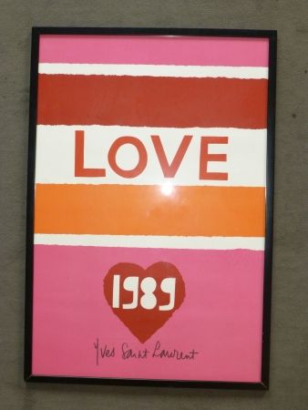 掲示 Saint Laurent - Love 1989