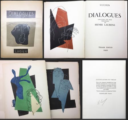 挿絵入り本 Laurens - Lucien de Samosate - DIALOGUES. 32 bois gravés en couleurs (Tériade 1951).