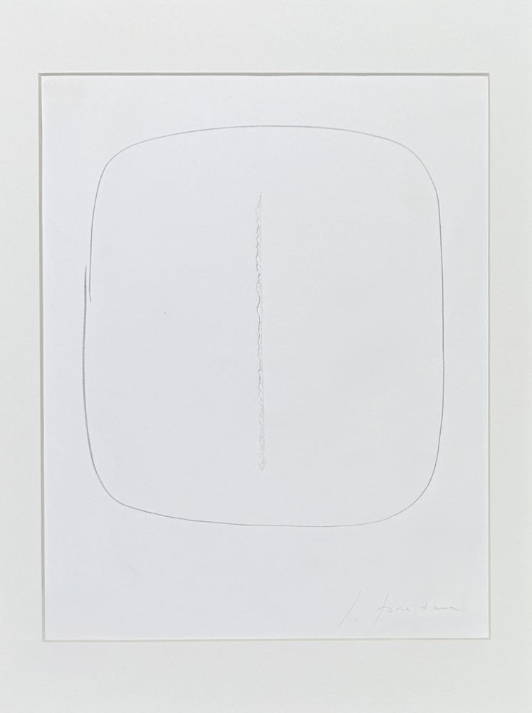 リトグラフ Fontana - Lucio Fontana (1899–1968) – Concetto Spaziale – Lithograph with hand-cut central slash incision -1961