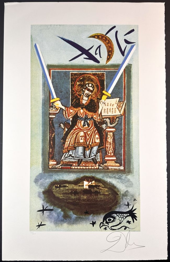 リトグラフ Dali - Lyle Stuart Tarot Prints Two of Swords