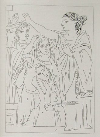 彫版 Picasso - Lysistrata By Aristophanes (Signed Book)