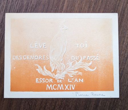 技術的なありません Roche - Lève-toi des cendres du passé (greeting card for the new year, 1914)