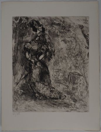 彫版 Chagall - L'élégante (La fille)