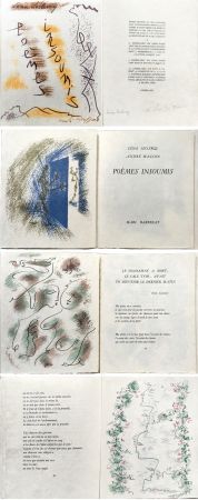 挿絵入り本 Masson - Léna Leclercq. POÈMES INSOUMIS. Avec 10 lithographies sur Japon nacré (1963)